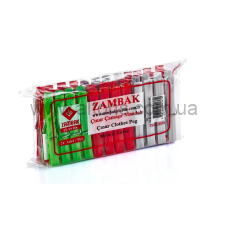 прищепка пластмассовая ZAMBAK - 24шт