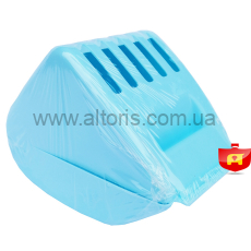 держатель для туалетной бумаги Гемопласт - голубой