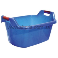 таз 65л пластмассовый овальный с ручками Консенсус - синий