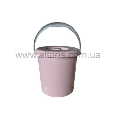 ведро пластмассовое пищевое с кр Алеана - 10 л. фрезия