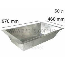 корыто 50л оцинкованное МЕТИД