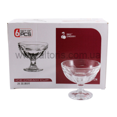 набор креманок  стекло Interos - 6 шт  200 мл   IC06