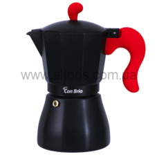 кофеварка гейзерная Con Brio - 9 чашек  450мл CB-6609кр