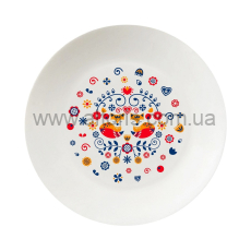 тарелка стеклокерамика Kvarta в подар. упак. - 25см " Лисички" 1252