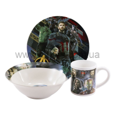 набор детский керамика Interos - 3пр. Месники TO-24