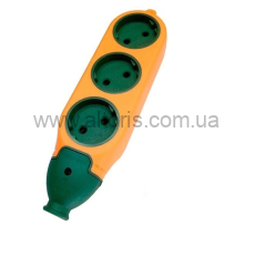 Колодка строительная АВАТАР - 3гн+3гн без заземл. двухсторонняя
