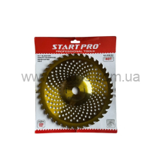 нож для триммера START PRO - 40 Т победит  выгнутый Желтый
