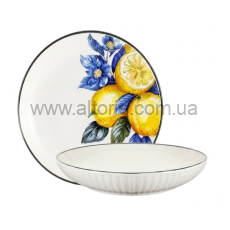 тарелка Gallery - "Mediterranean lemon" 203мм