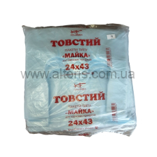 Пакет - 24х43 майка толстая 176 шт в уп