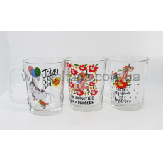 кружка стекло "Boston" Gallery - 300 мл  "Be Unique"