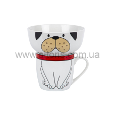 набор детский керамика LIMITED EDITION - 2 пр.в уп HAPPY DOG YF6011