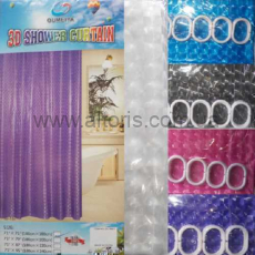 Штора в ванную - 3D еффект  Турция