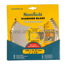 круг алмазный Novo Tools Basic - Турбоволна, 180мм*7мм*22,23мм