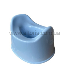 горшок детский  Полимерагро - голубой