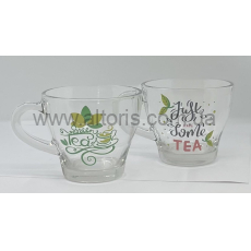 кружка стекло "Morocco Line" Gallery - 230 мл "Tea"