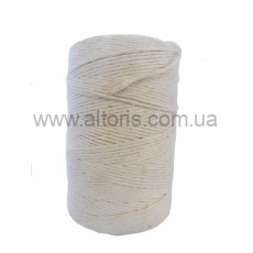 веревка хлопковая тонкая в шт - 0,4 кг