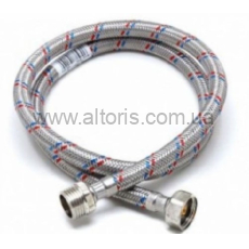 Шланг для воды резиновый в оплетке - 800мм, г*ш