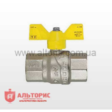 кран шар. полнопроходной газ - 3/4"г*г ЖБ AQUA