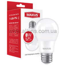 лампа LED MAXUS - A55 8W 4100K 220V E27