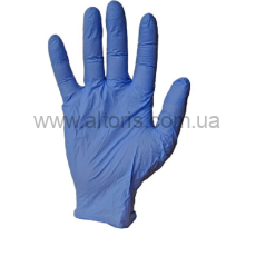Перчатки резиновые - нитрил L