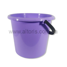 ведро пластмассовое пищевое мерное Полимерагро - 5л Лаванда