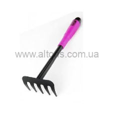 грабли с ручкой СИЛА - 5 зубов с пластм.ручкой 550506