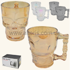 набор бокалов для пива STENSON - 2шт/наб 500мл R29800 "Череп"