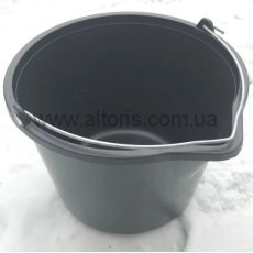 ведро пластмассовое хозяйственное Wave - 10л с носиком и мерной шкалой