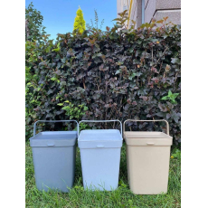 ведро универсальное с кр. Полимерагро - 10л белый флок