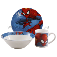 набор детский керамика Interos - 3пр. Спайдермен TO-20