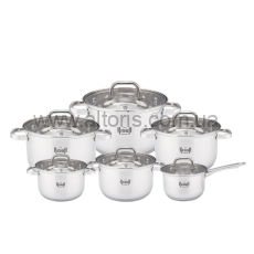 набор посуды Krauff нерж.сталь - 12 предм.арт 26-238-113