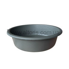 таз пластмассовый  АВС - 6 л серый