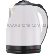 электрочайник Delfa - 1.8л\1500Вт\ DK 3530 X white\диск\белый