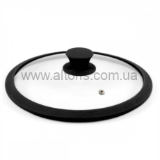 крышка стеклянная  Con Brio - 20см.с силик. ободком СВ-9120