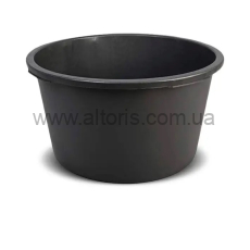 миска пластмассовая Полимерагро - 90 л круглая черная