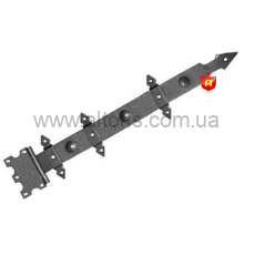 петля-стрела /Б/ - замок - 420 черный бархат