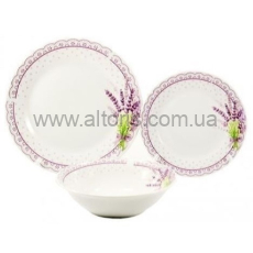тарелка мелкая керамика Interos - №7 Лаванда 9133