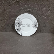 Тарелка мелкая стеклокерамика S&T - №7 Зонтики 30057-01-15021