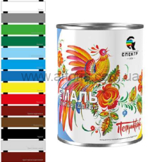 ПФ-115С ЭКОНОМ  "СПЕКТР" 0,9 кг, Петріківка - красная