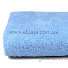 Полотенце махровое голубое Elines 100% хлопок - 70*140см 420г