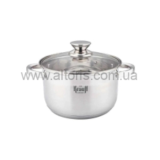 кастрюля  Krauff нерж.сталь - 2,4л ,18см. Артикул: 26-238-100