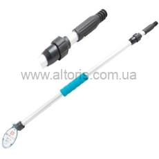 щетка для мытья авто TM BI-PLAST, Уценка(не товарный вид) - ручка для щетки металл. телескоп. 70-130см
