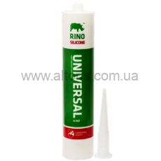 герметик RINO - силиконовый санитарный, белый 300мл