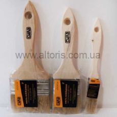 кисть плоская СИЛА - 2,5" (натур.щетина эконом)