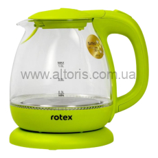 Электрочайник ROTEX - 1л \1100 Вт \стекло  RKT80-GP