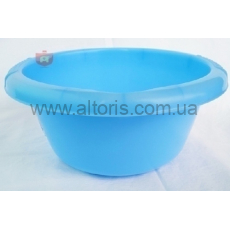таз 5л пластмассовый круглый Консенсус - голубой