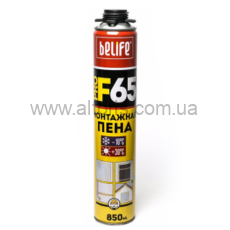 пена монтажная  BeLife  - проф 850мл F65