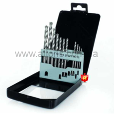 набор сверл по металлу  APRO - Р6М5 метал бокс 1,5-6,5мм 13шт