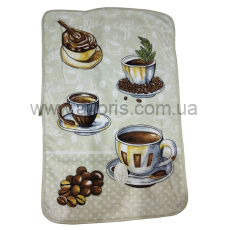 Полотенце кухонное  - микрофибра кофе 40*60см