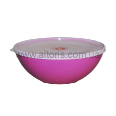 миска пластиковая с крышкой  Алеана  - 2 л.